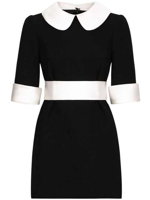 Peter Pan collar virgin wool minidress Dolce & Gabbana | F6JFJTFUBCIN0000